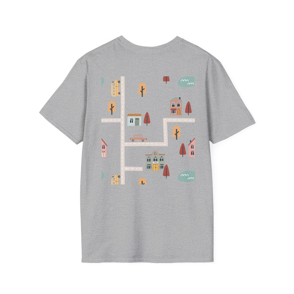Cute Illustration T-Shirt for Cozy Vibes, Perfect Gift for Friends, Casual Wear, Home Decor, Warm Weather Fashion