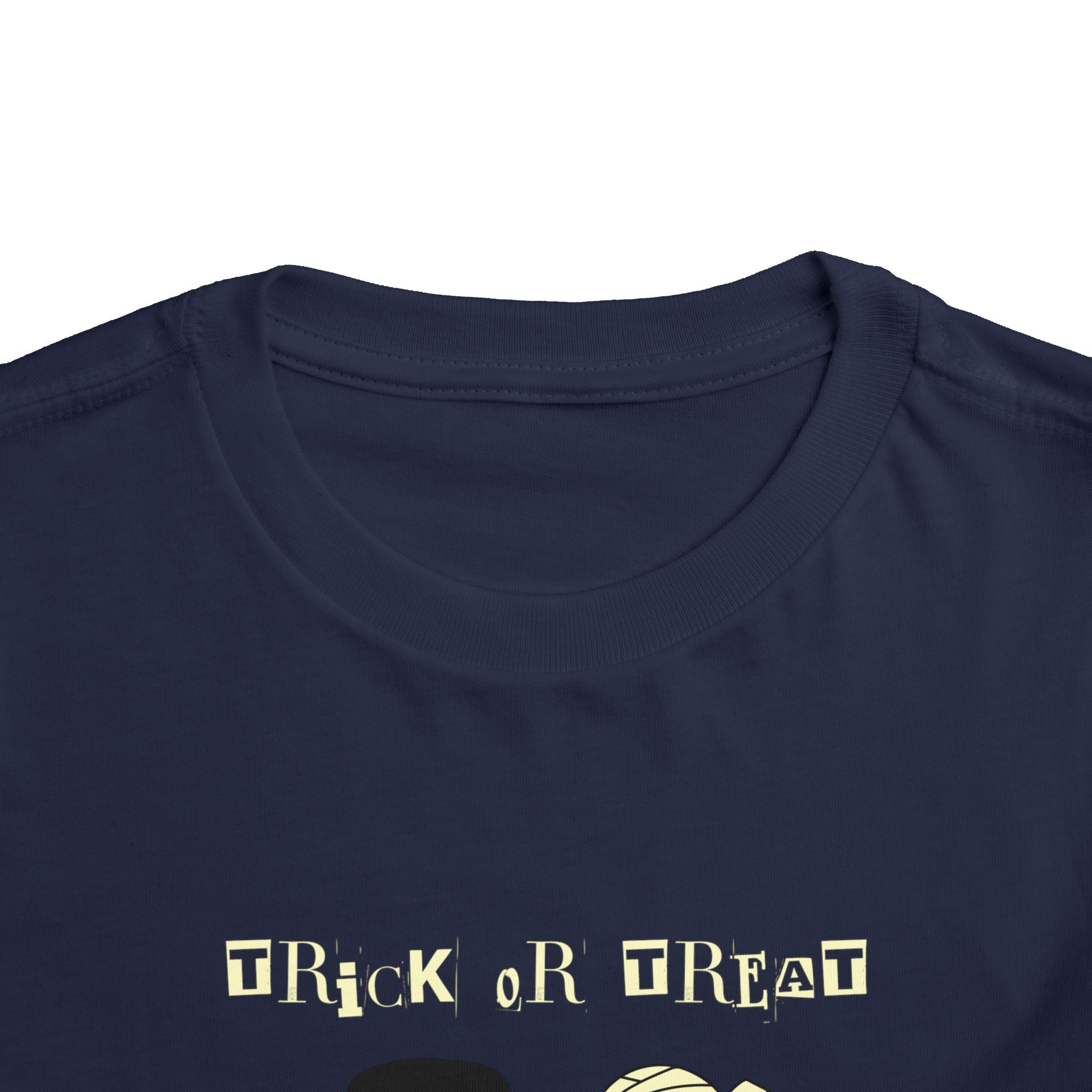 Halloween Toddler Tee, Trick or Treat Shirt, Kids Ghost Apparel, Cute Halloween Outfit, Spooky Toddler T-Shirt
