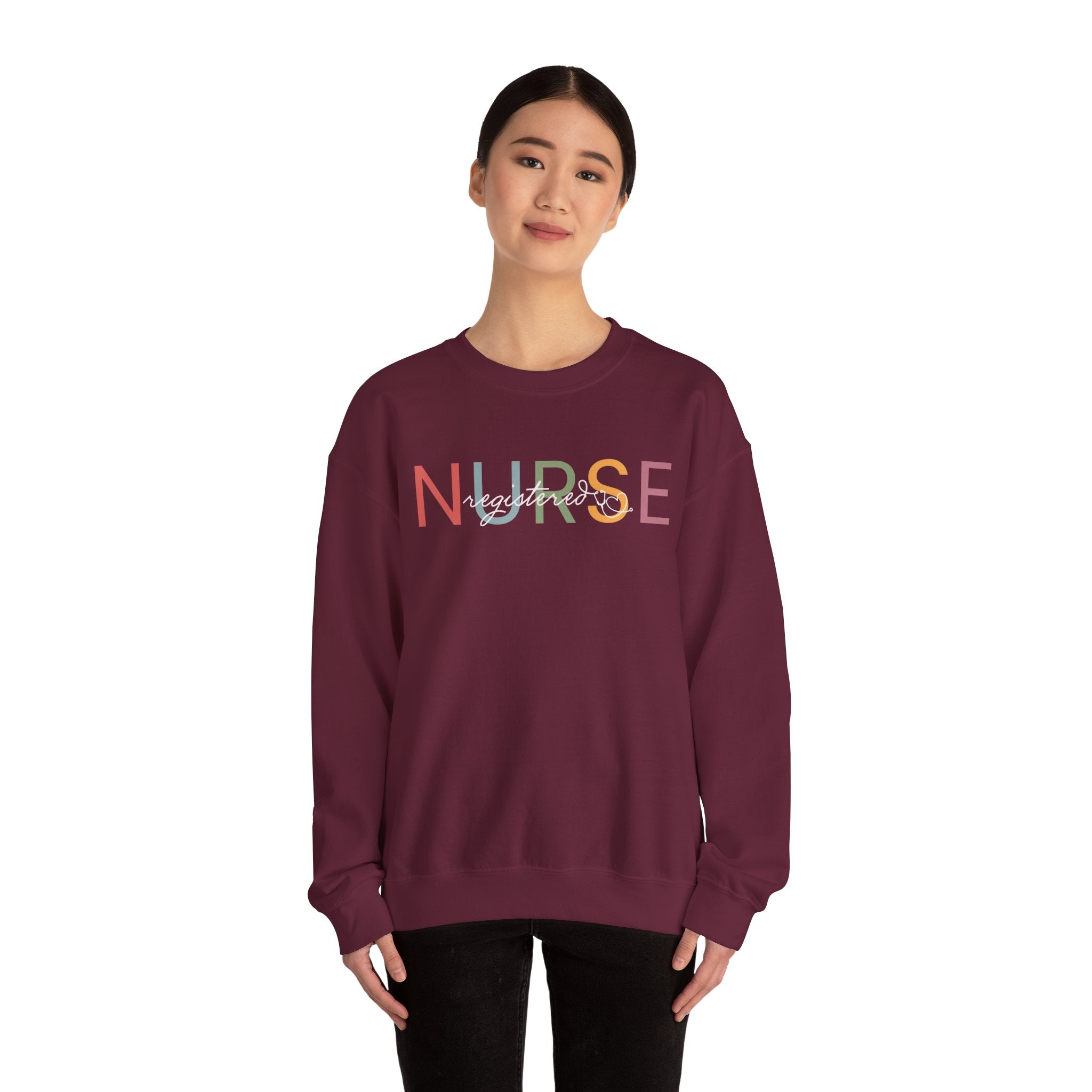 Registered Nurse  Crewneck Sweatshirt - Unisex Heavy Blend™ Apparel