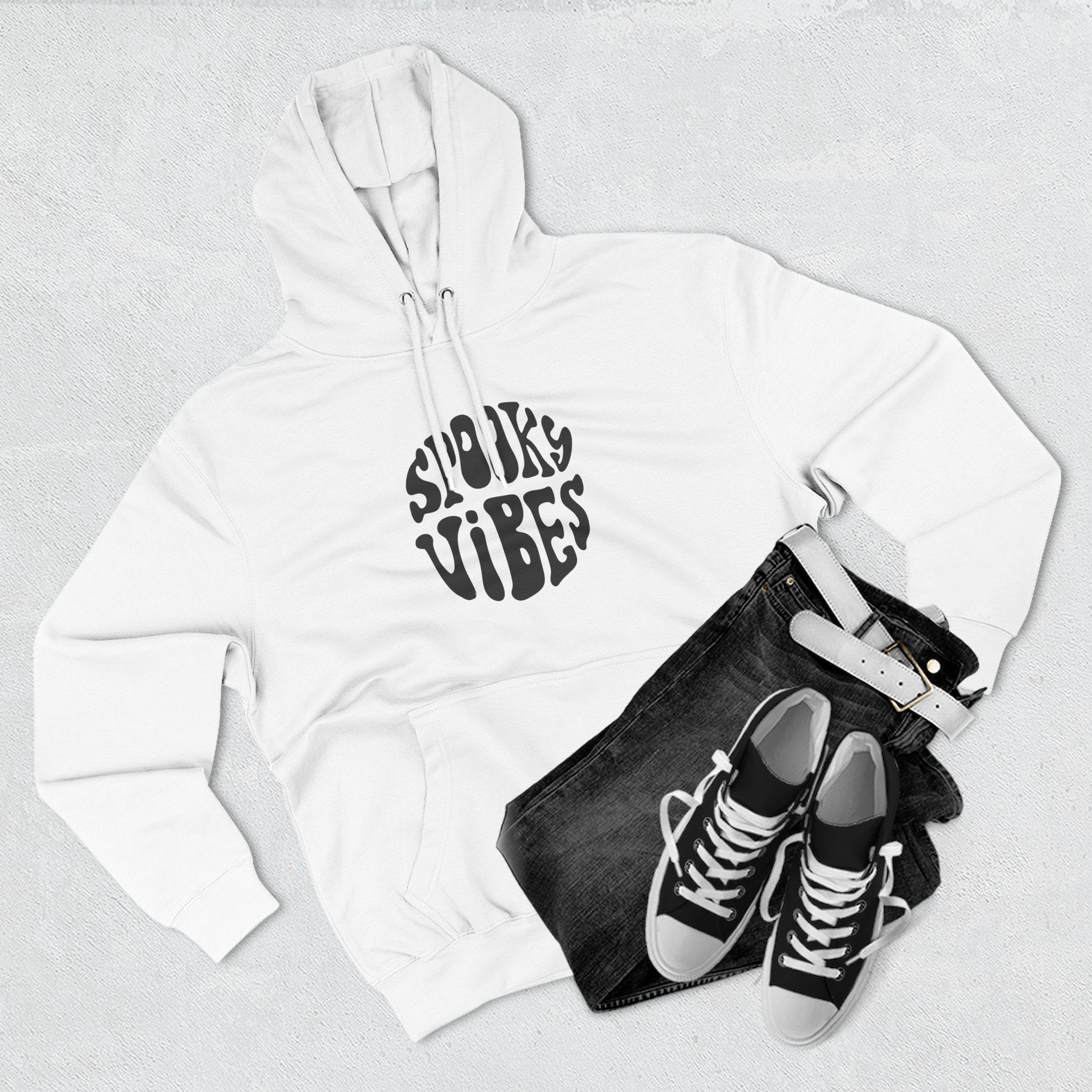 Spooky Vibes Hoodie, Cozy Halloween Sweatshirt, Fall Fashion, Unique Gift, Casual Loungewear, Halloween Party Outfit