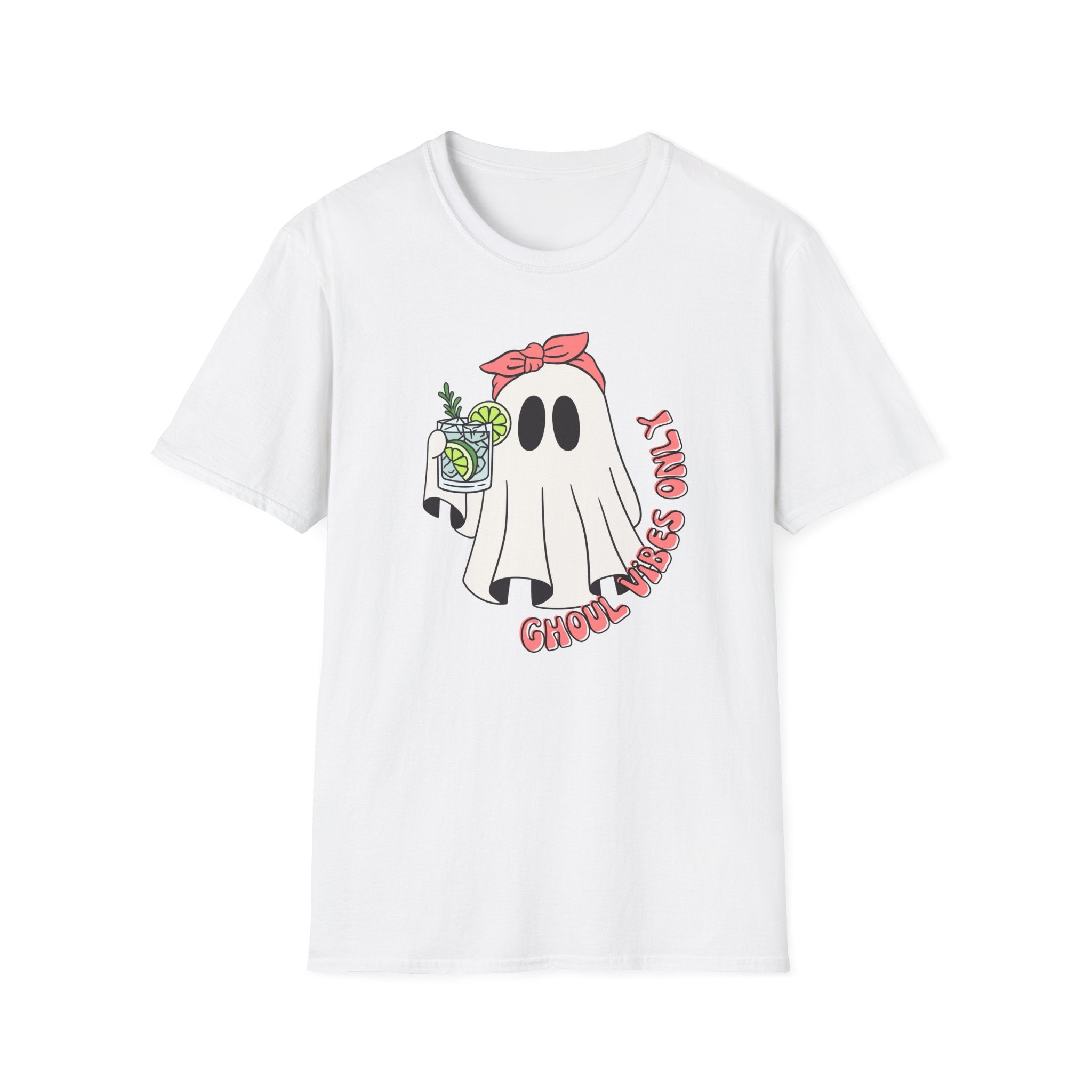 Ghostly Fun Unisex T-Shirt | Halloween Costume Tee, Spooky Casual Wear, Ghost Lovers Gift, Cute Graphic Shirt