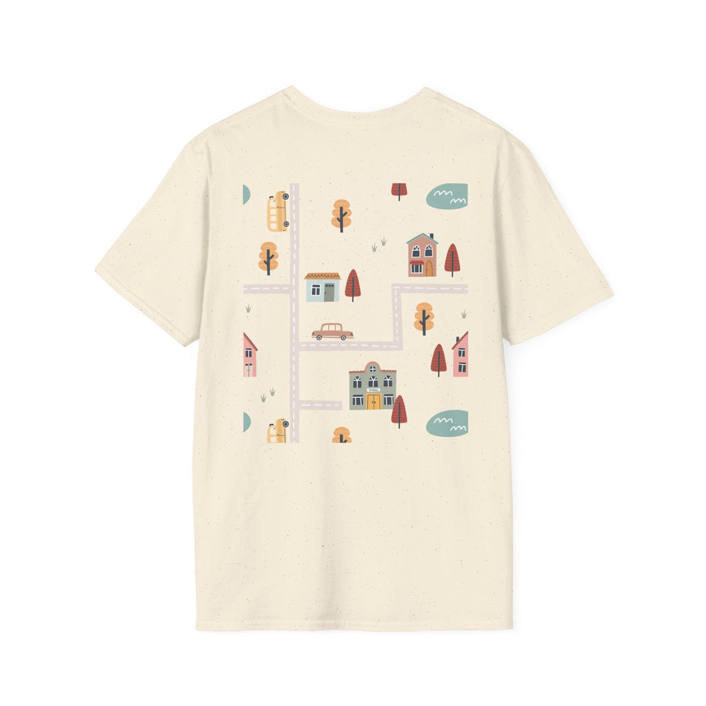 Cute Illustration T-Shirt for Cozy Vibes, Perfect Gift for Friends, Casual Wear, Home Decor, Warm Weather Fashion