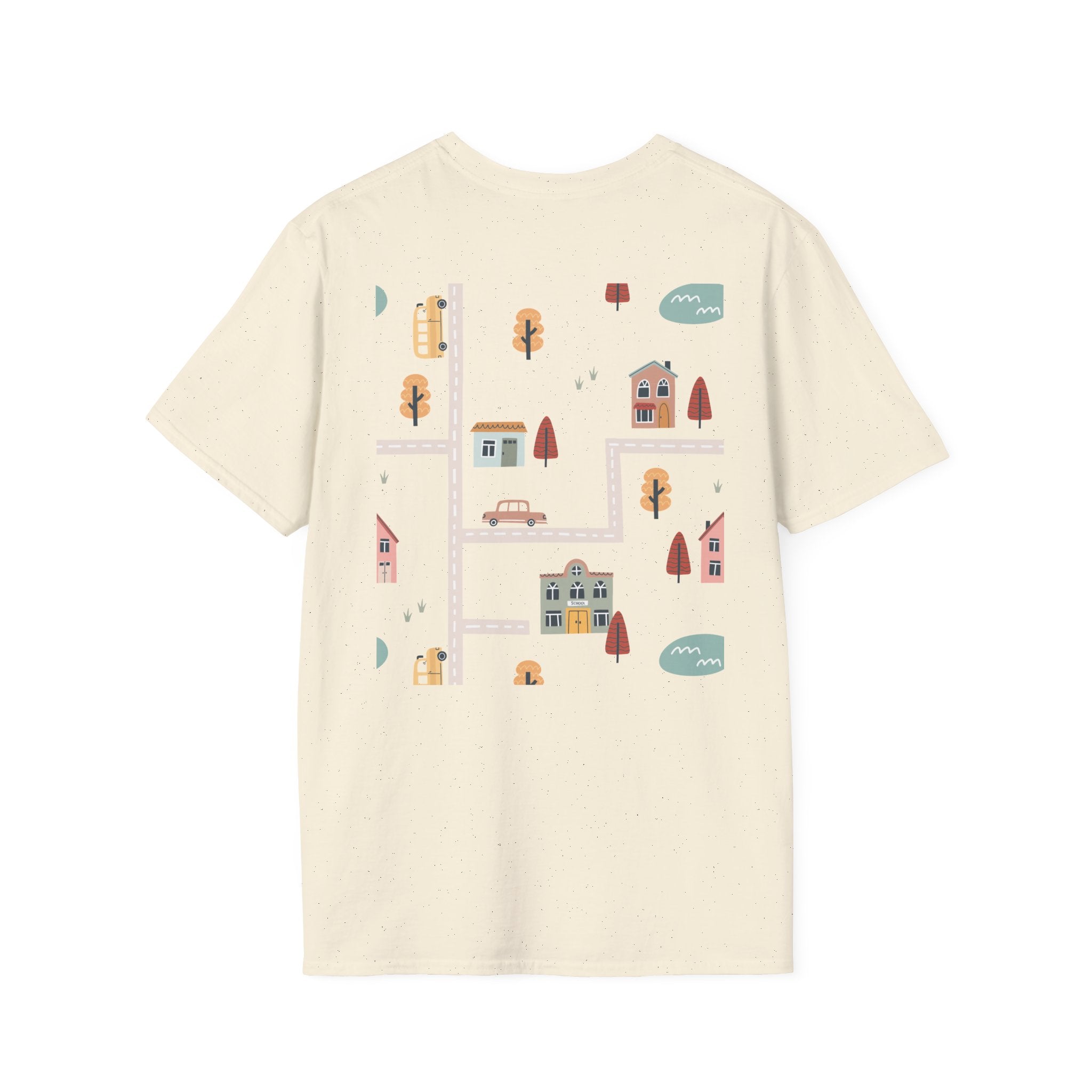Cute Illustration T-Shirt for Cozy Vibes, Perfect Gift for Friends, Casual Wear, Home Decor, Warm Weather Fashion