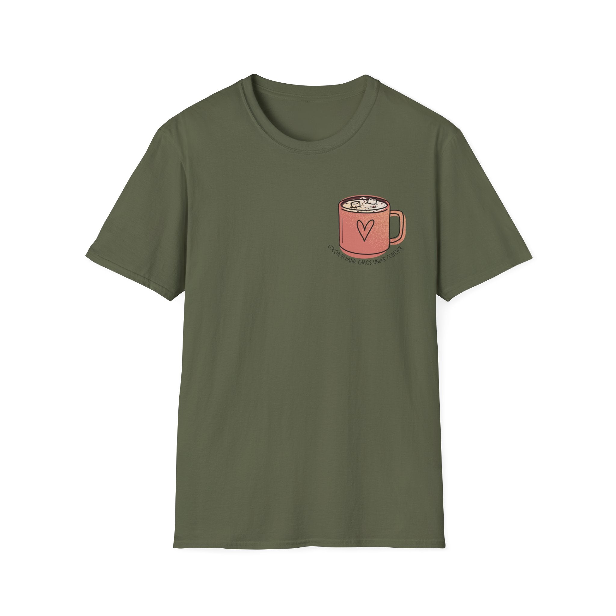 Cute Illustration T-Shirt for Cozy Vibes, Perfect Gift for Friends, Casual Wear, Home Decor, Warm Weather Fashion