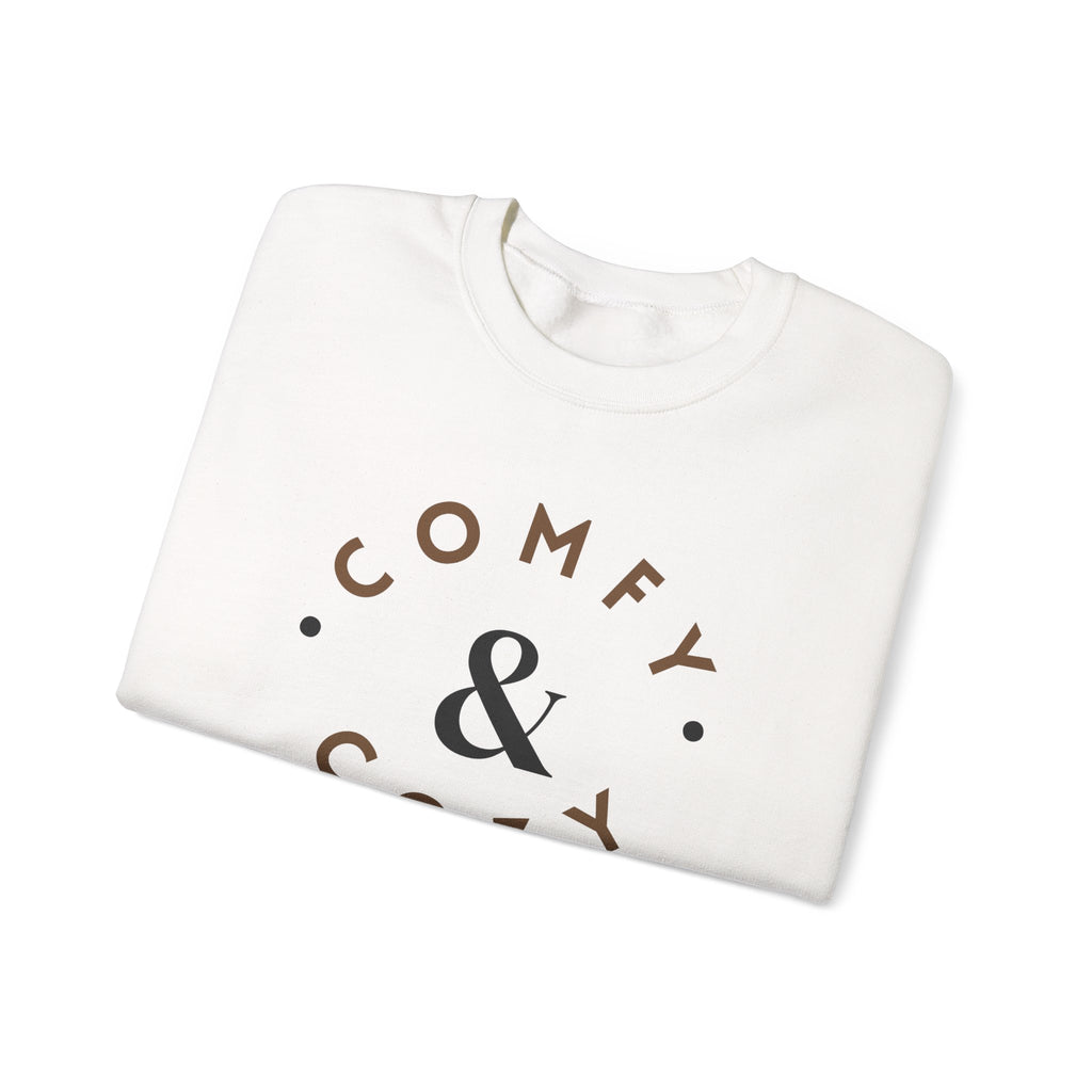 Comfy & Cozy Crewneck Sweatshirt — Minimal Neutral Lounge Pullover
