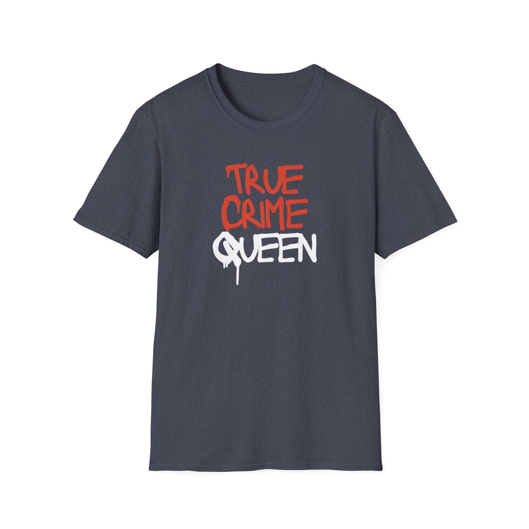 True Crime Unisex Softstyle T-Shirt, Gift for True Crime Lovers, Casual Wear, Birthday Gift, Fun Statement Tee