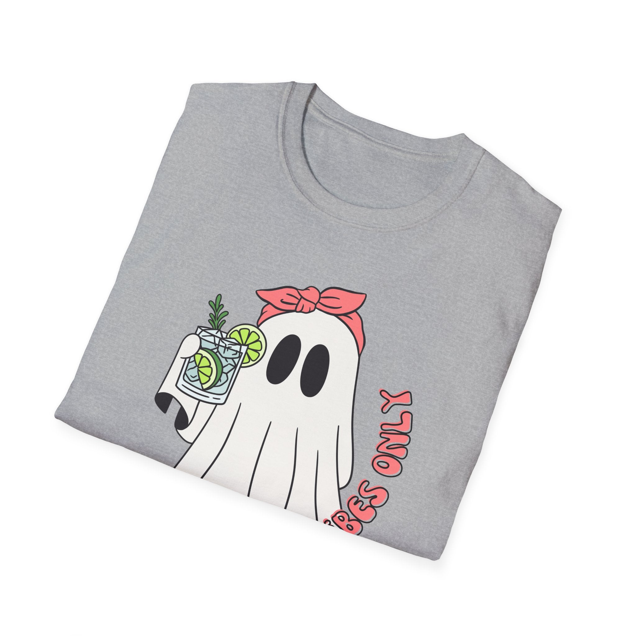 Ghostly Fun Unisex T-Shirt | Halloween Costume Tee, Spooky Casual Wear, Ghost Lovers Gift, Cute Graphic Shirt