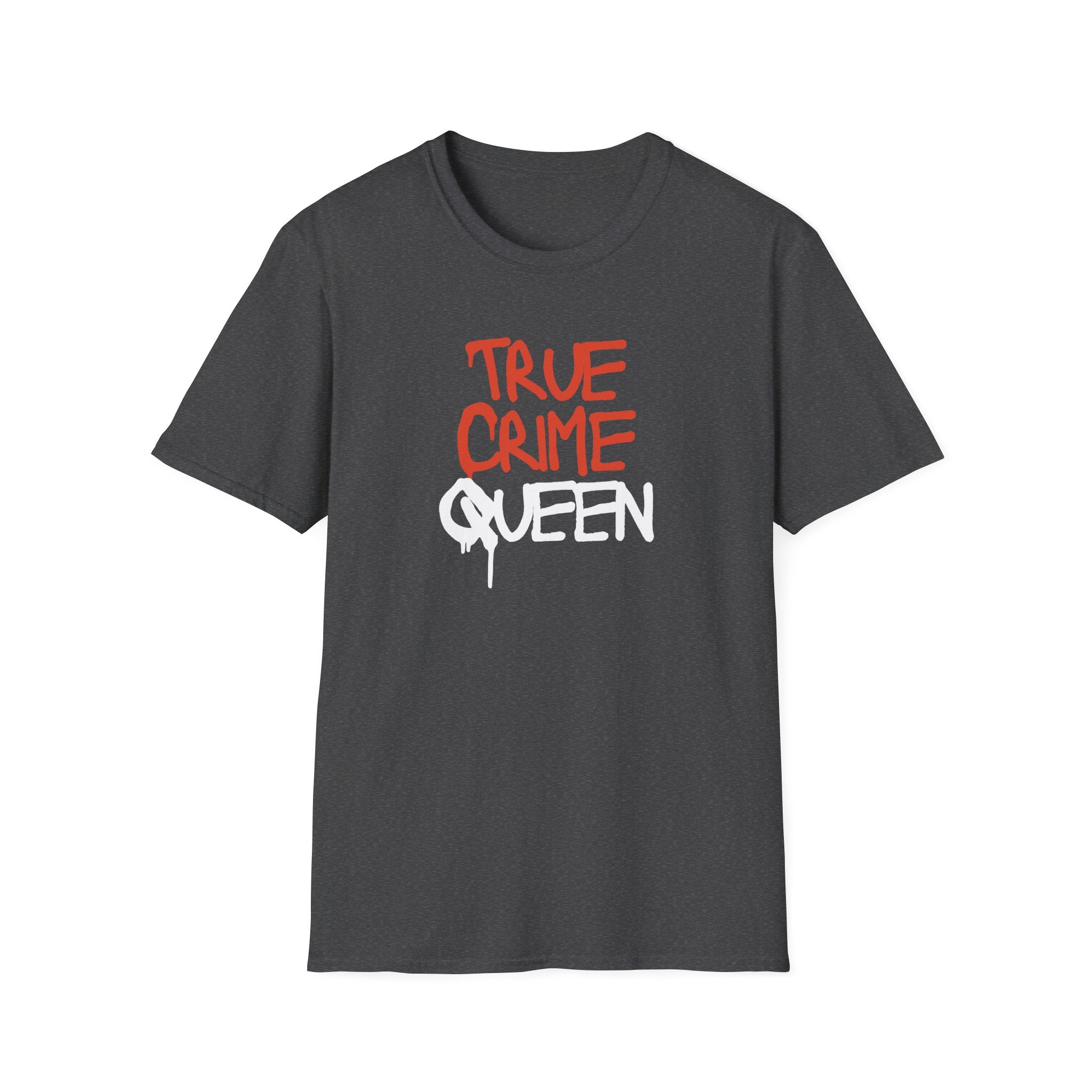 True Crime Unisex Softstyle T-Shirt, Gift for True Crime Lovers, Casual Wear, Birthday Gift, Fun Statement Tee