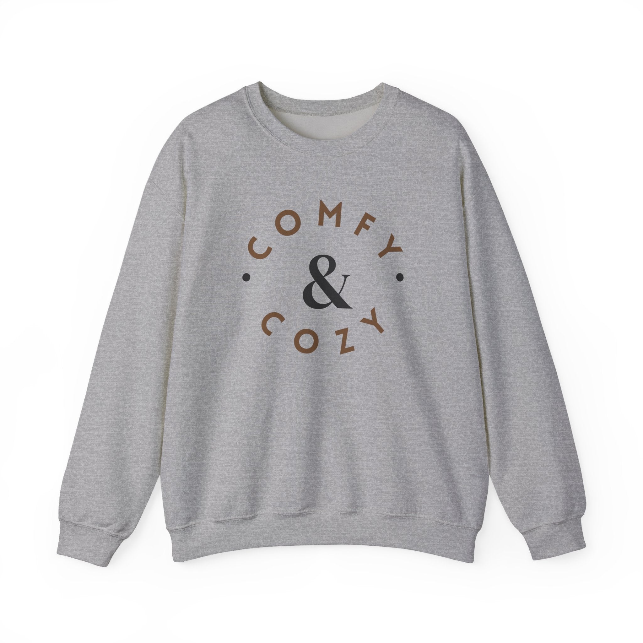 Comfy & Cozy Crewneck Sweatshirt — Minimal Neutral Lounge Pullover