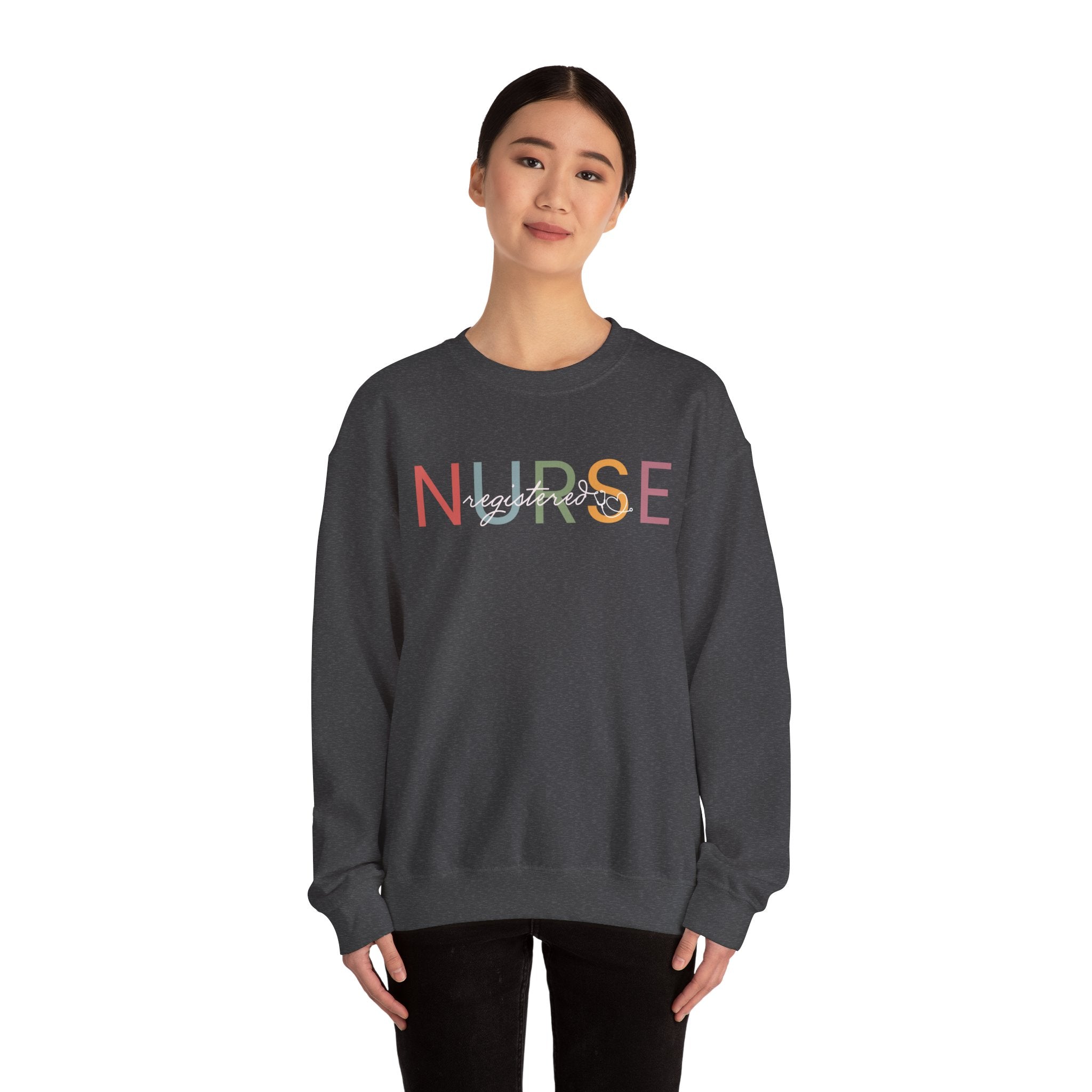 Registered Nurse  Crewneck Sweatshirt - Unisex Heavy Blend™ Apparel