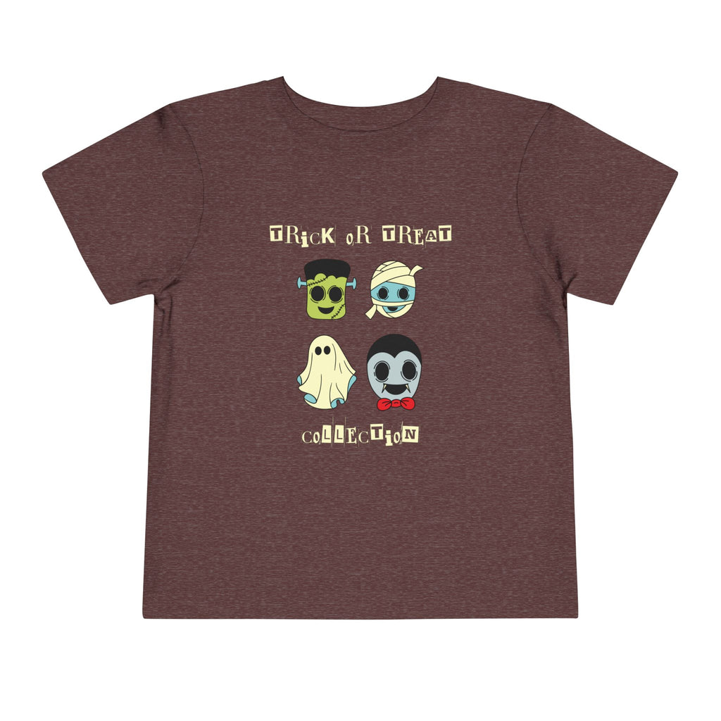 Halloween Toddler Tee, Trick or Treat Shirt, Kids Ghost Apparel, Cute Halloween Outfit, Spooky Toddler T-Shirt