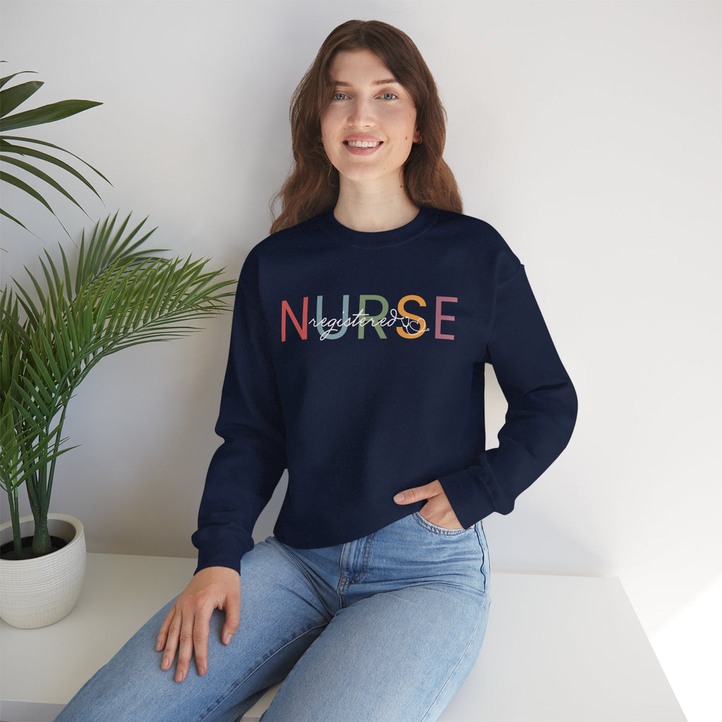 Registered Nurse  Crewneck Sweatshirt - Unisex Heavy Blend™ Apparel