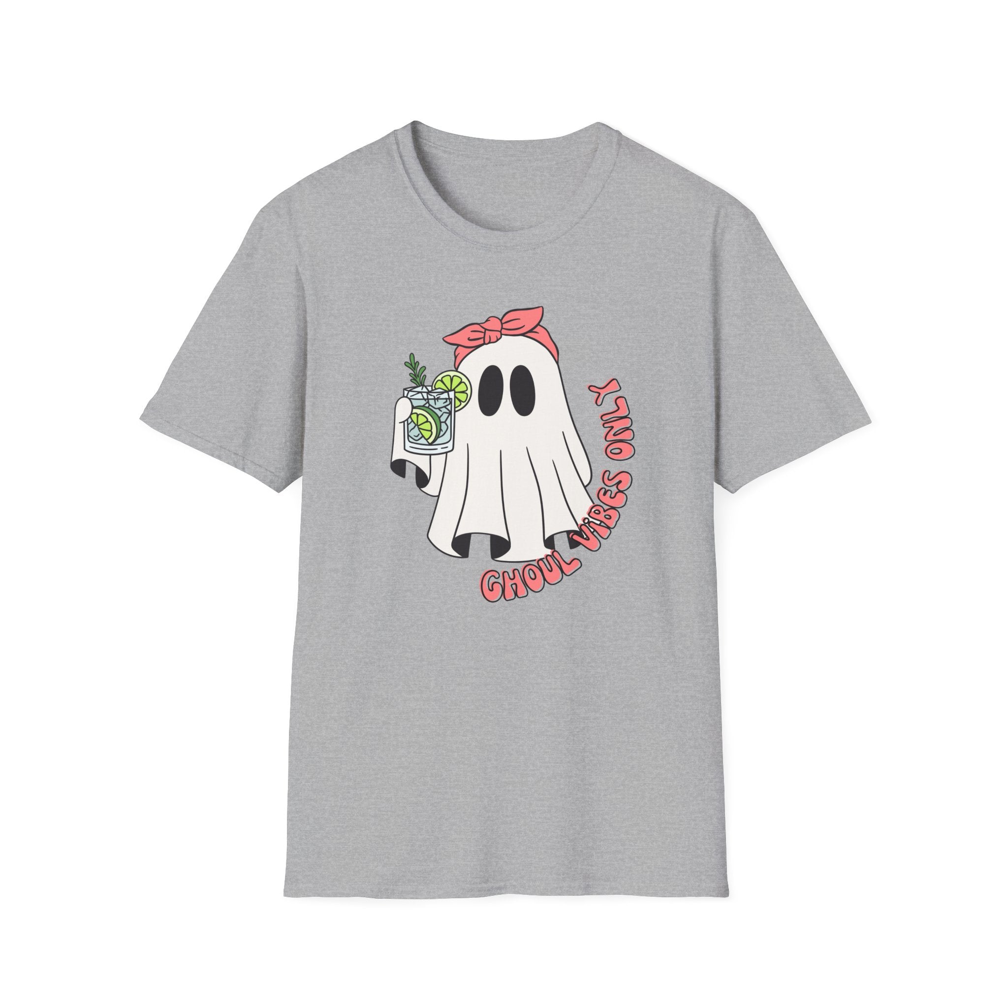 Ghostly Fun Unisex T-Shirt | Halloween Costume Tee, Spooky Casual Wear, Ghost Lovers Gift, Cute Graphic Shirt