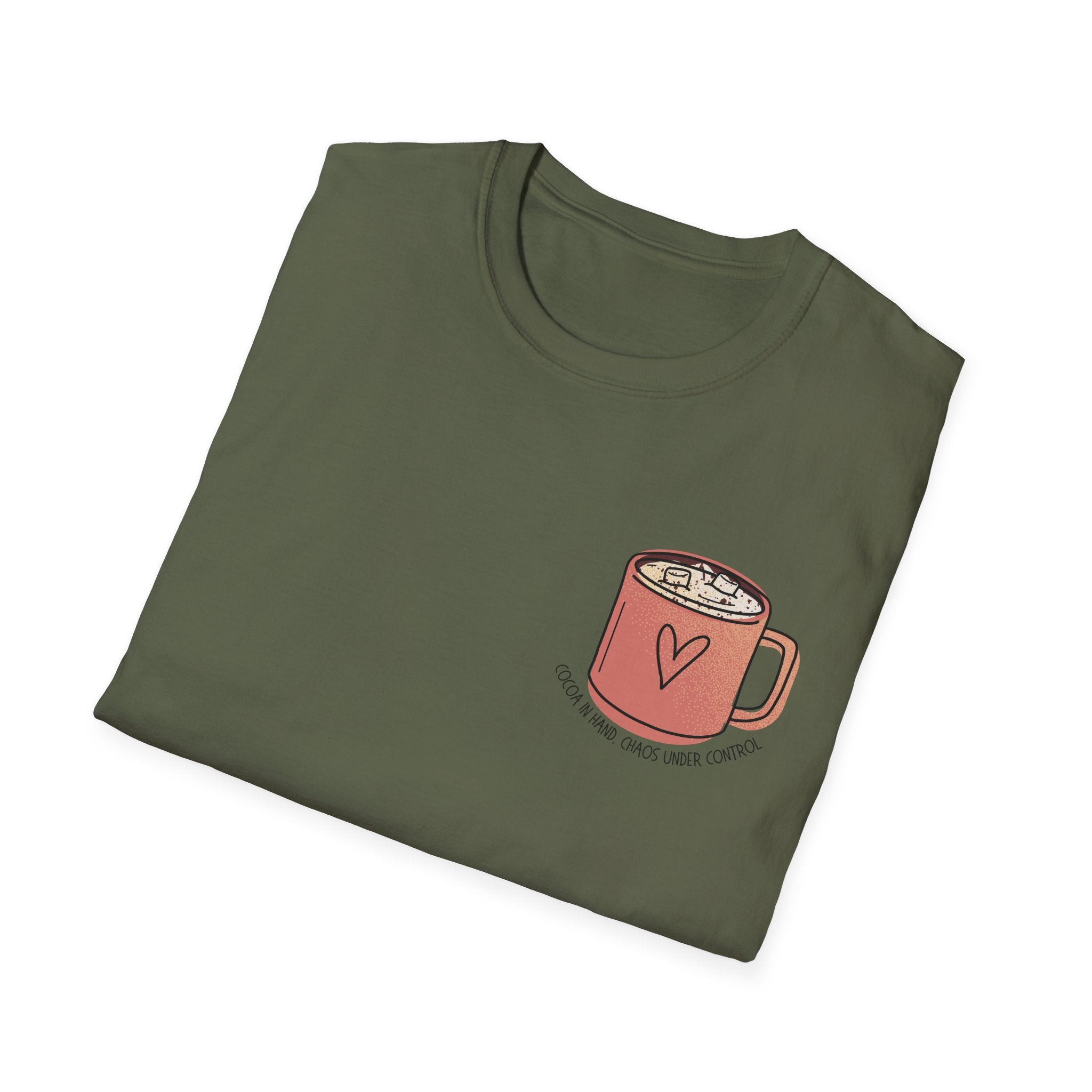 Cute Illustration T-Shirt for Cozy Vibes, Perfect Gift for Friends, Casual Wear, Home Decor, Warm Weather Fashion