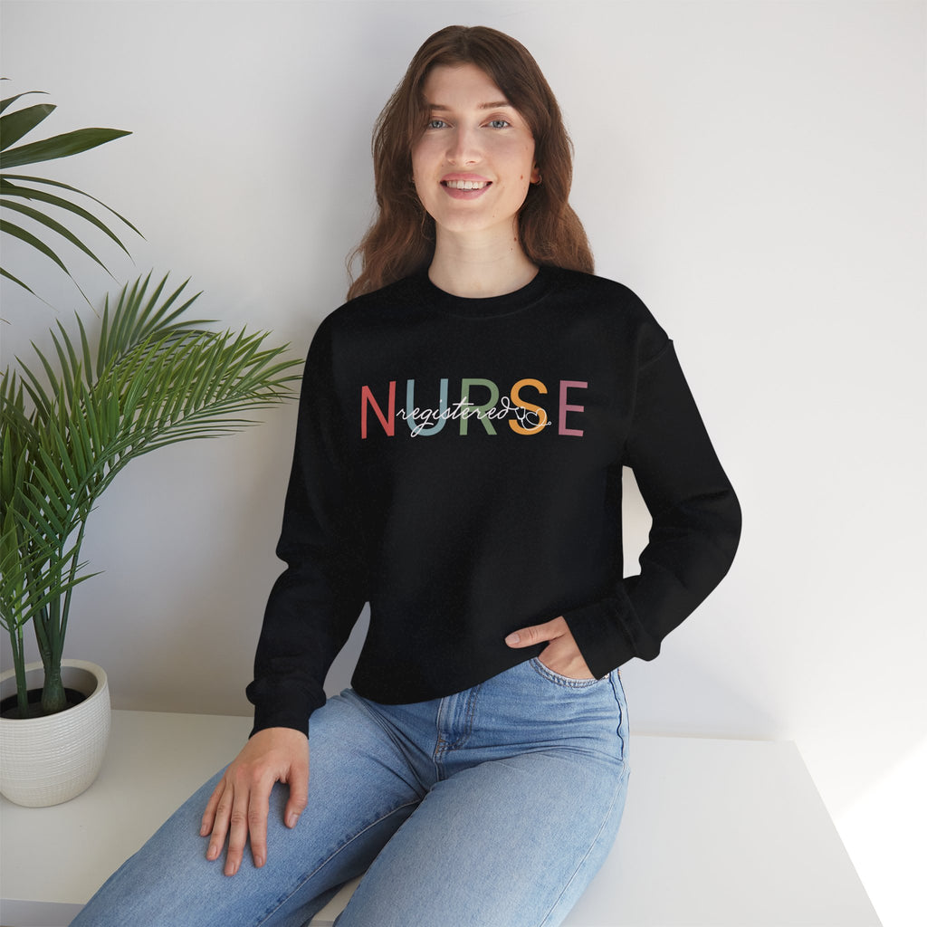 Registered Nurse  Crewneck Sweatshirt - Unisex Heavy Blend™ Apparel