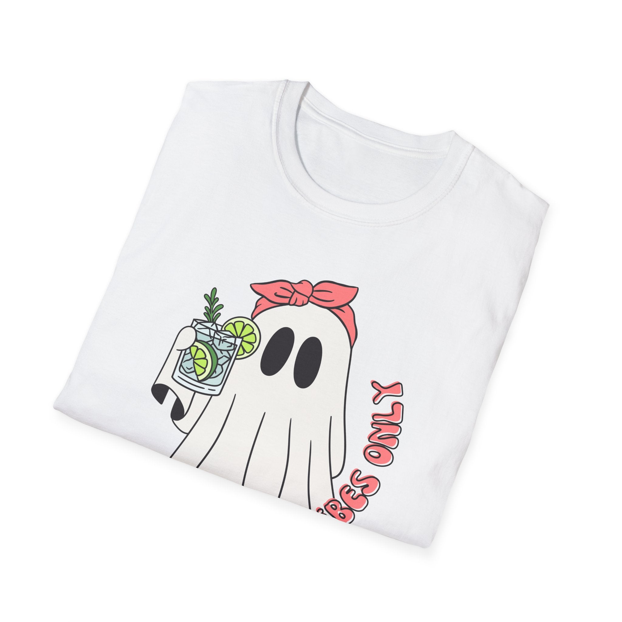 Ghostly Fun Unisex T-Shirt | Halloween Costume Tee, Spooky Casual Wear, Ghost Lovers Gift, Cute Graphic Shirt
