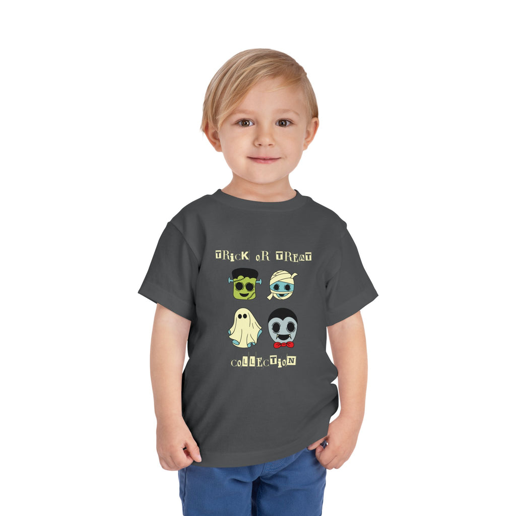 Halloween Toddler Tee, Trick or Treat Shirt, Kids Ghost Apparel, Cute Halloween Outfit, Spooky Toddler T-Shirt