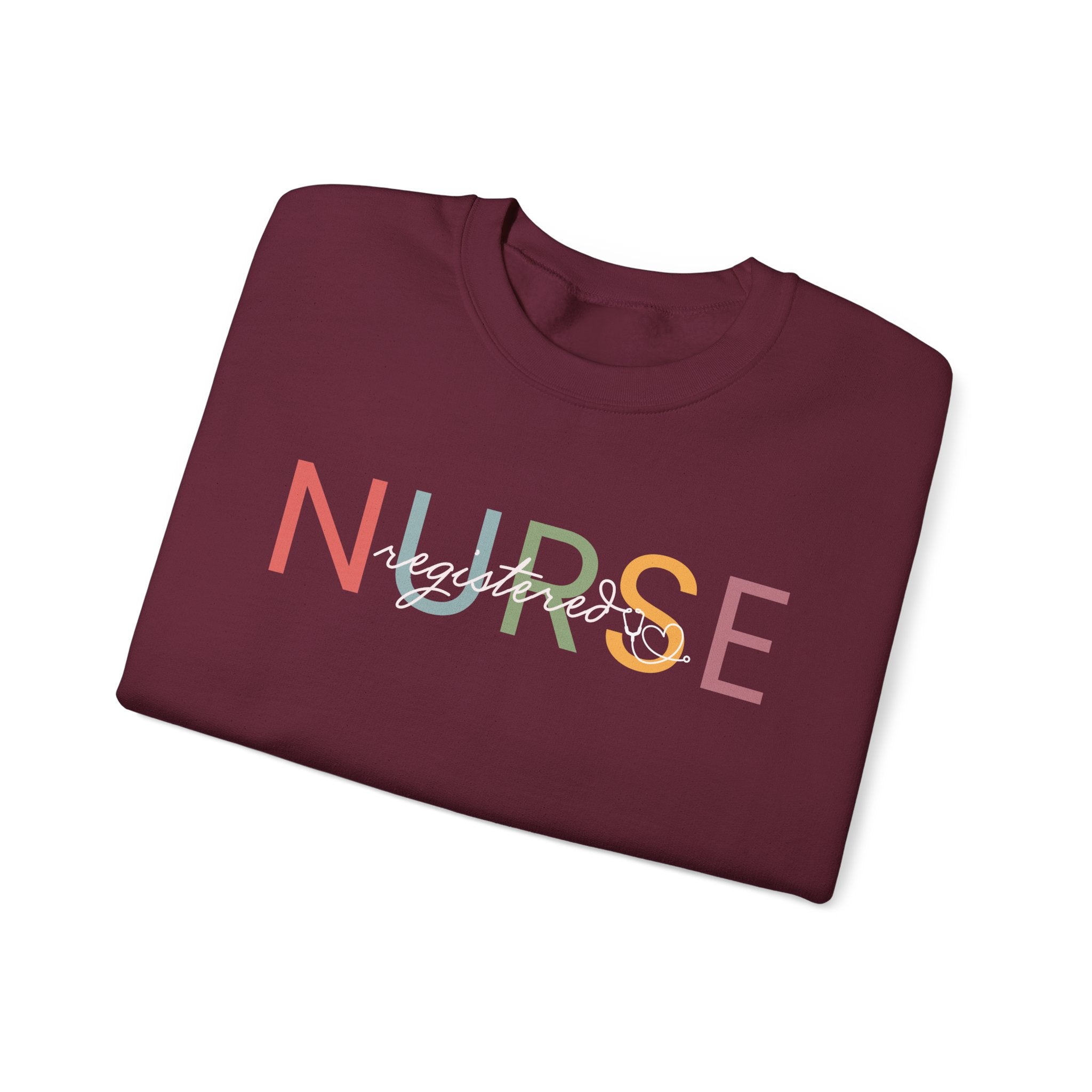 Registered Nurse  Crewneck Sweatshirt - Unisex Heavy Blend™ Apparel