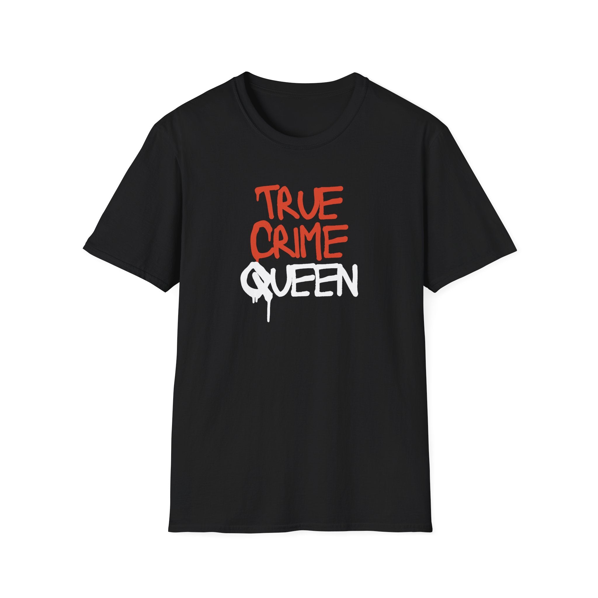 True Crime Unisex Softstyle T-Shirt, Gift for True Crime Lovers, Casual Wear, Birthday Gift, Fun Statement Tee