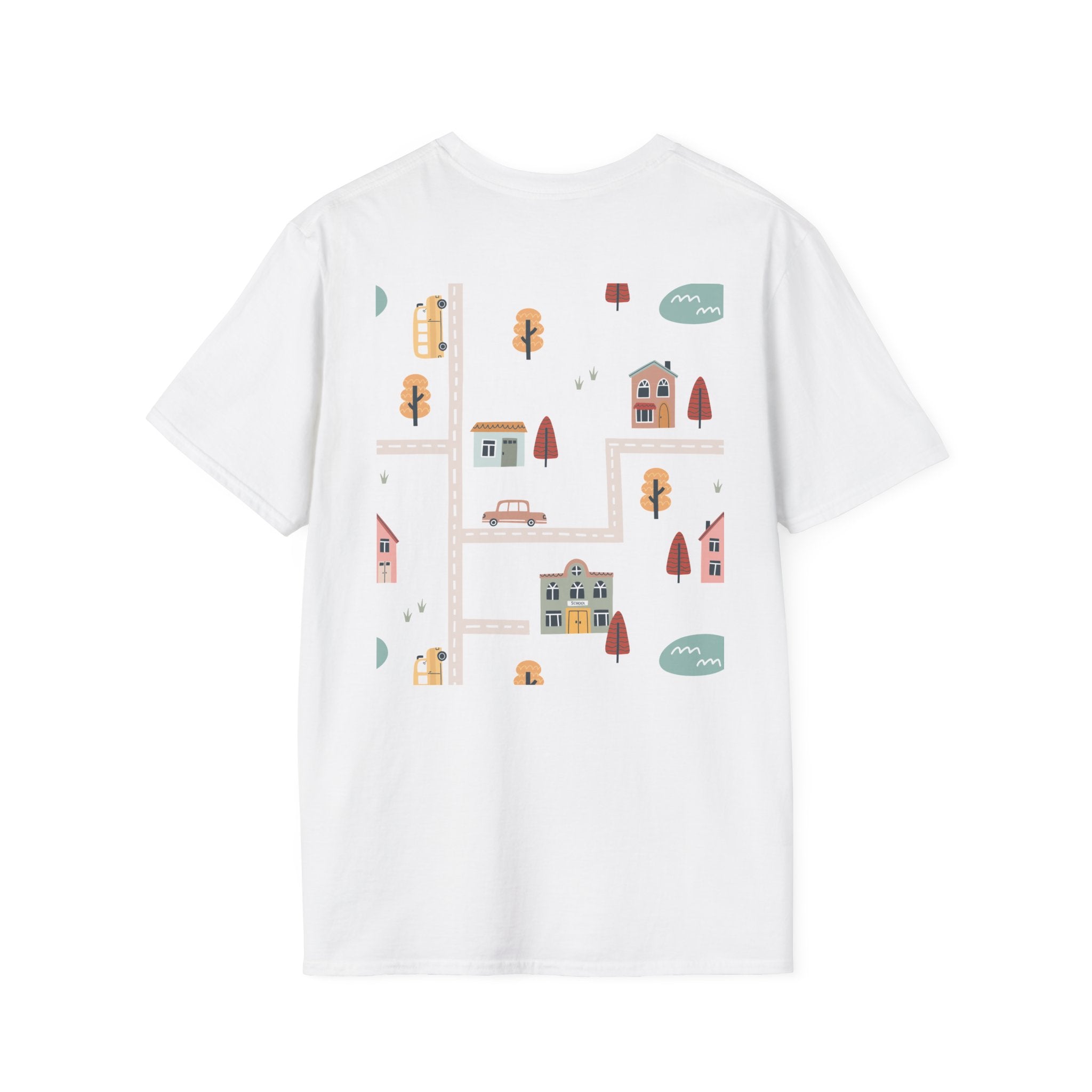 Cute Illustration T-Shirt for Cozy Vibes, Perfect Gift for Friends, Casual Wear, Home Decor, Warm Weather Fashion
