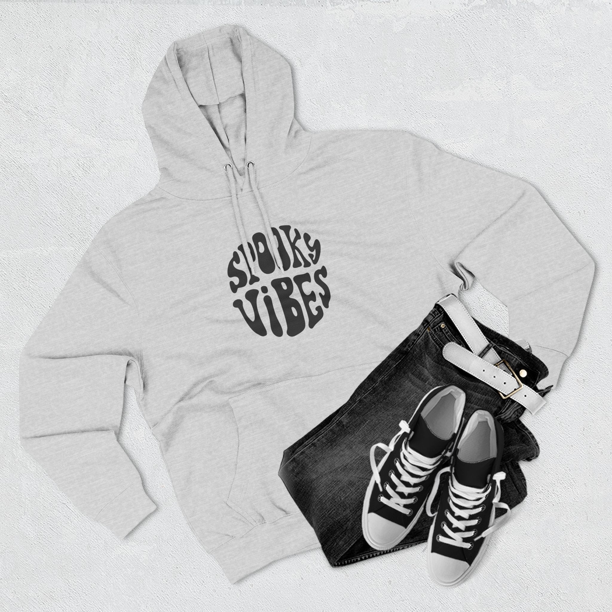 Spooky Vibes Hoodie, Cozy Halloween Sweatshirt, Fall Fashion, Unique Gift, Casual Loungewear, Halloween Party Outfit